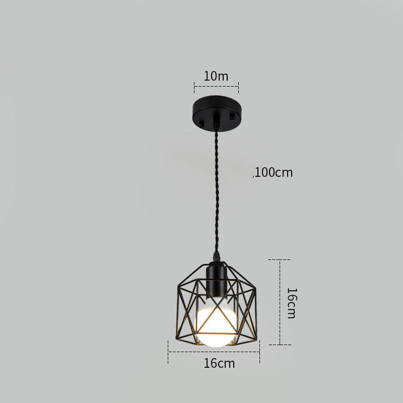 Modern Iron Lantern Light