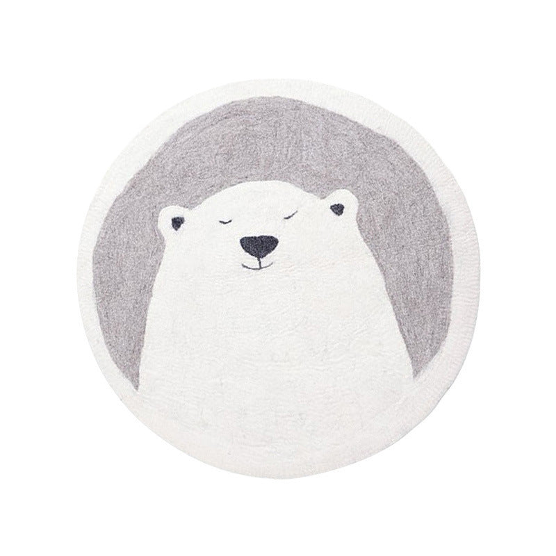 Cute Round Bear Rug