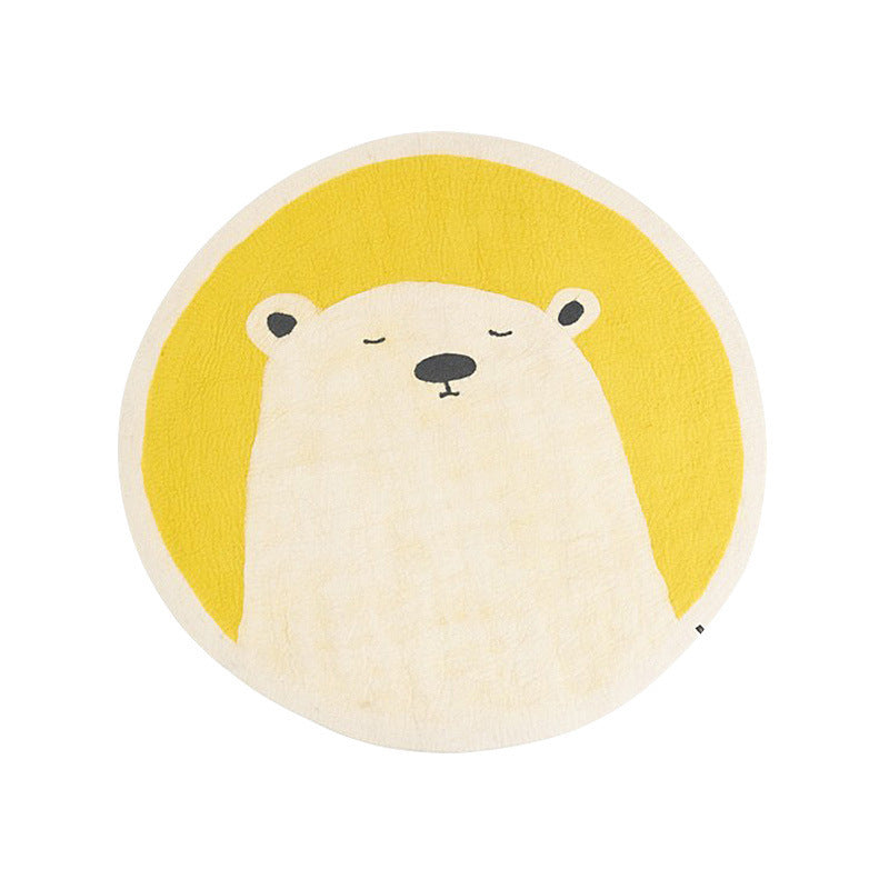 Cute Round Bear Rug
