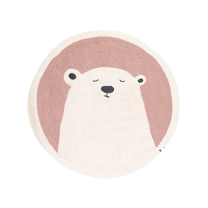 Cute Round Bear Rug