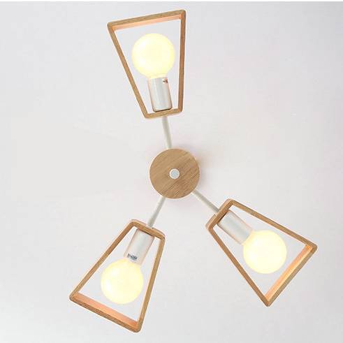 Solid Wood Chandelier