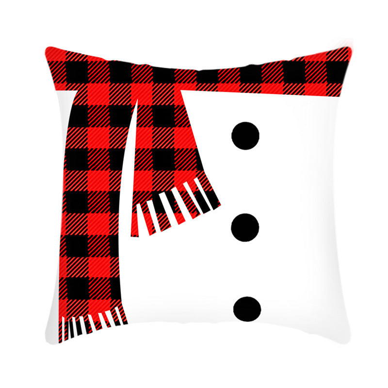 Short Plush Christmas Pillow