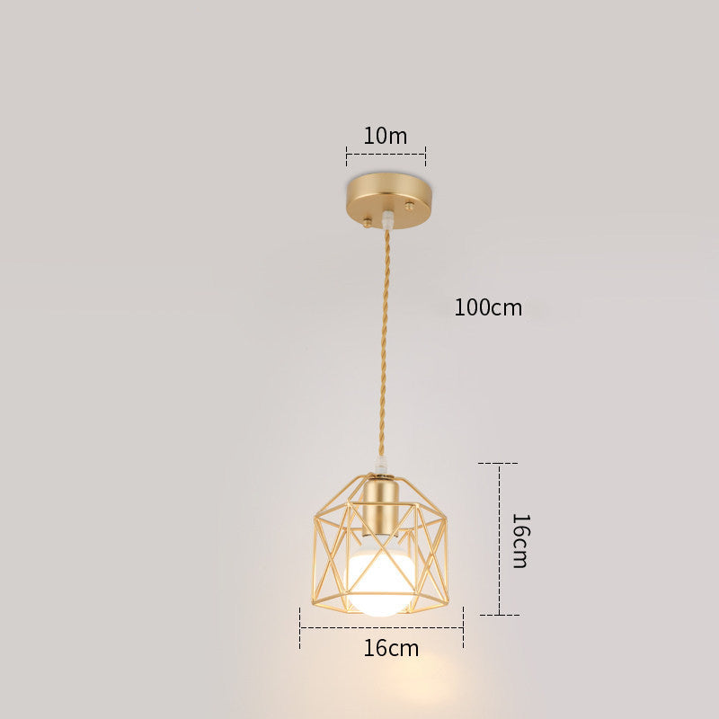 Modern Iron Lantern Light