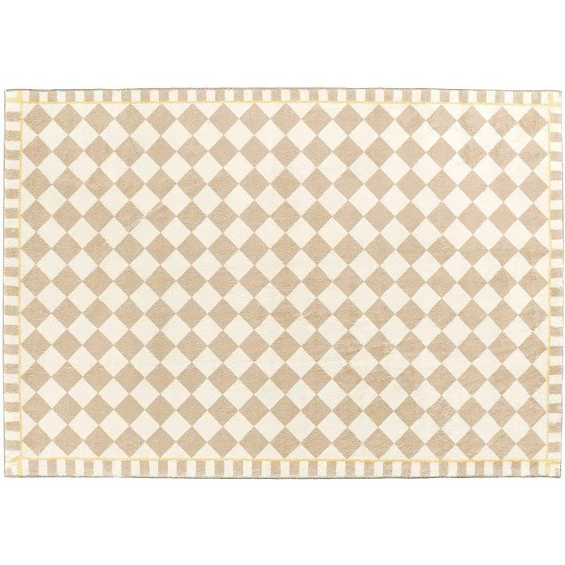 Vintage Checkerboard Area Rug
