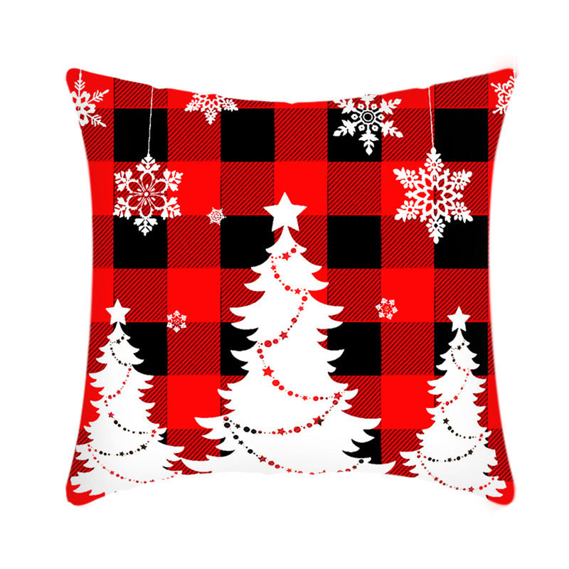 Short Plush Christmas Pillow