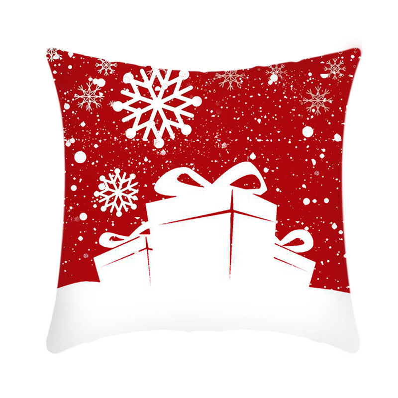 Short Plush Christmas Pillow