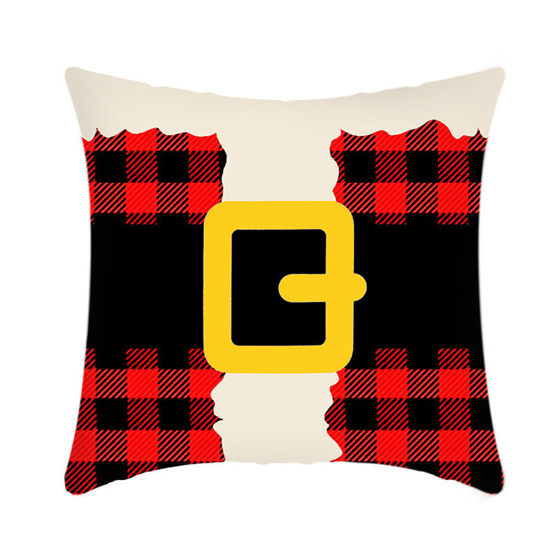 Short Plush Christmas Pillow